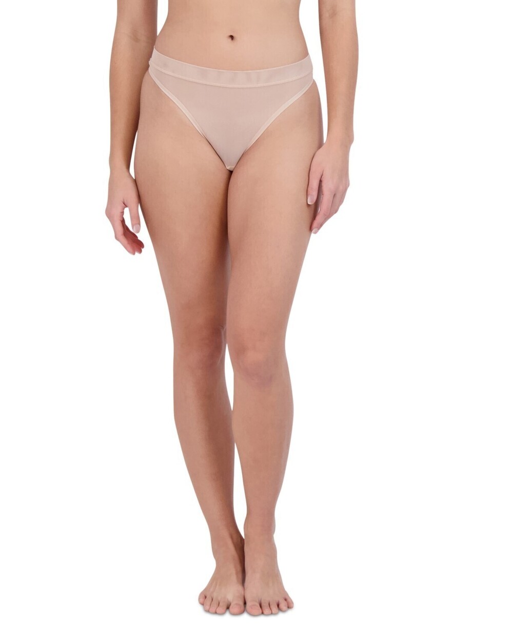 NWT Steve Madden Thong Underwear Rose Dust Nylon Blend, S